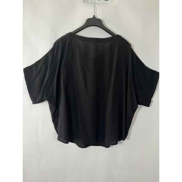 We Be Bop Shirt Womens Size 1X Vintage Dolman Sleeve Patchwork Artsy Eclectic - Picture 5 of 7